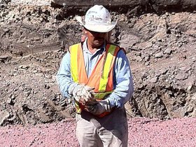 This guy working on the road on Ross St At Texas A.jpg